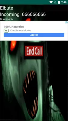 Ghost call prank android App screenshot 7